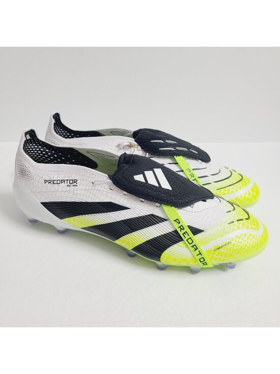 NEW Adidas Predator Elite Fold-Over Tongue AG Soccer Cleats JS0945 Size 11 White main image 9
